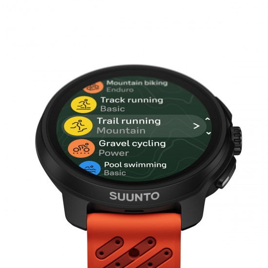Suunto Race 2 Coral Orange reloj deportivo GPS AMOLED con mapas offline